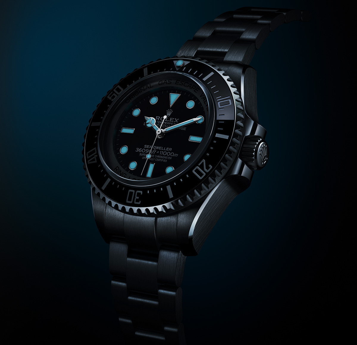Rolex Deepsea Challenge luminacija