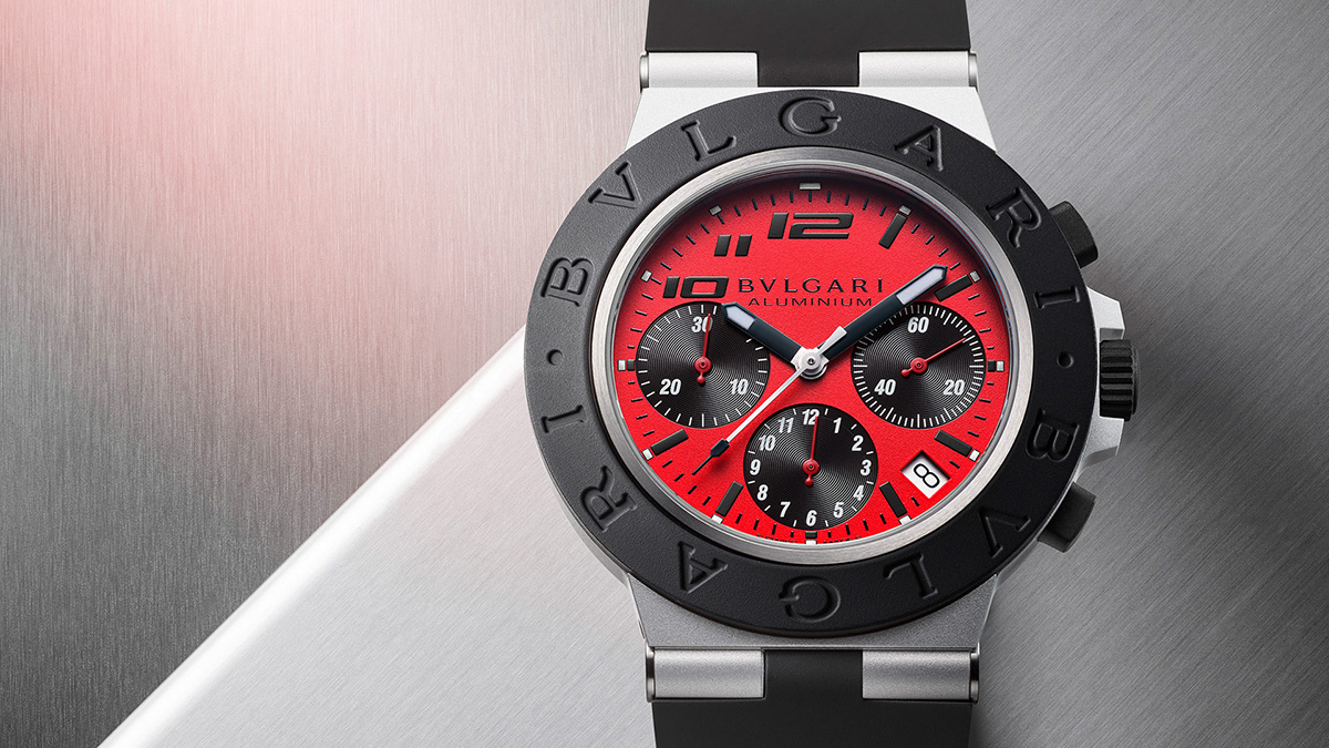 Bulgari Aluminum Ducati Special Edition prednji deo siva pozadina
