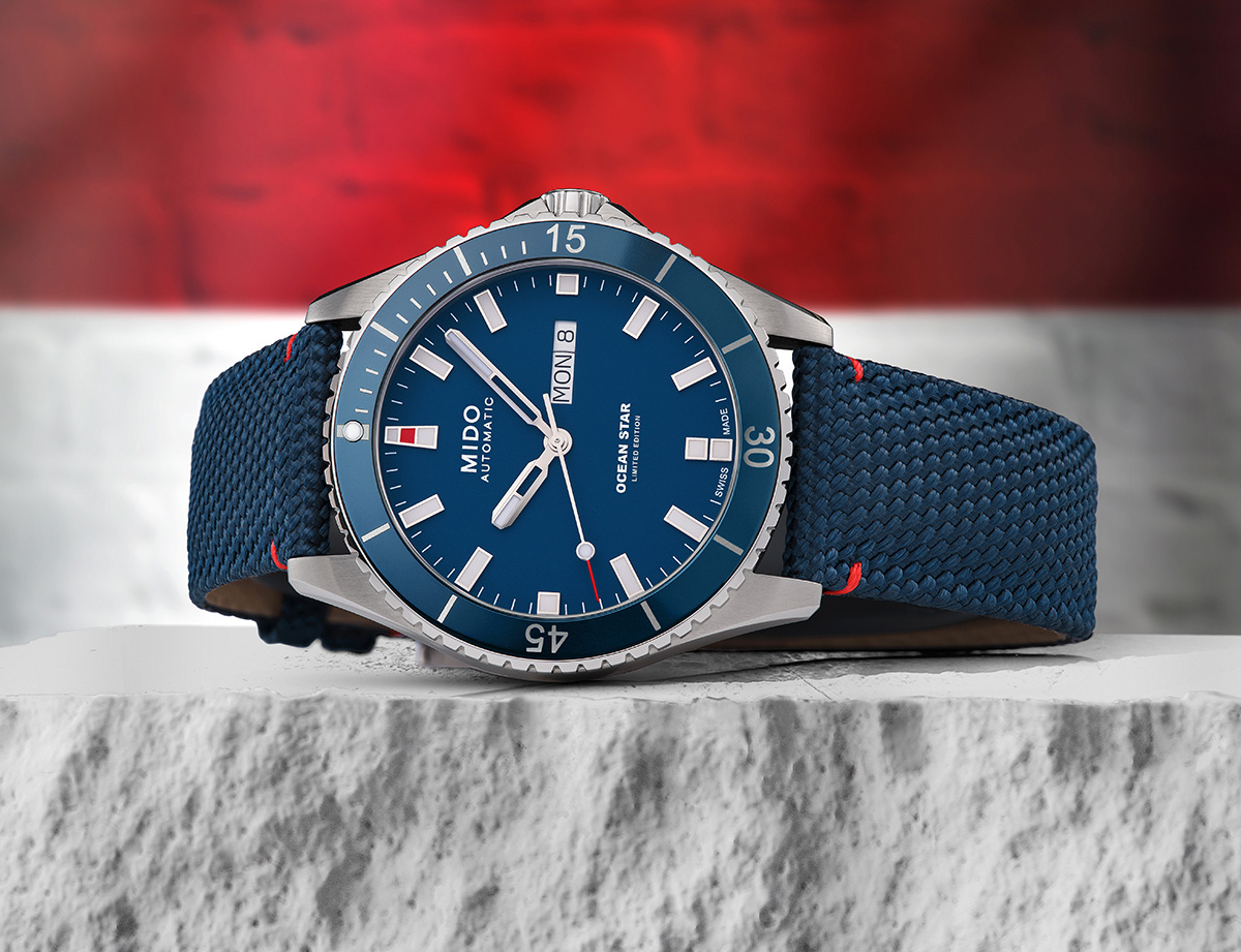 Mido Ocean Star polozen sat