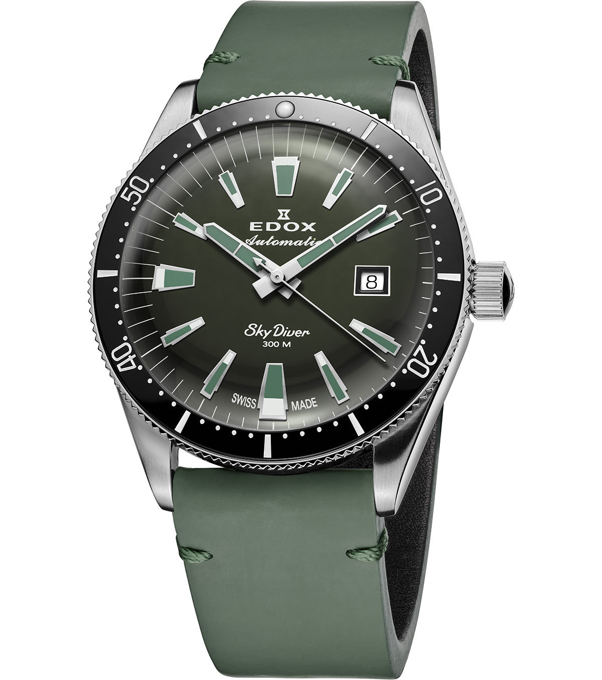 Edox SkyDiver zeleni kais