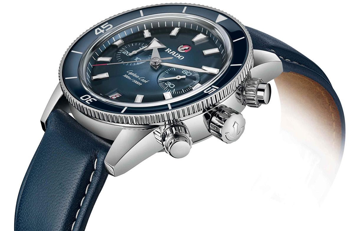 Rado Captain Cook Chrono profil