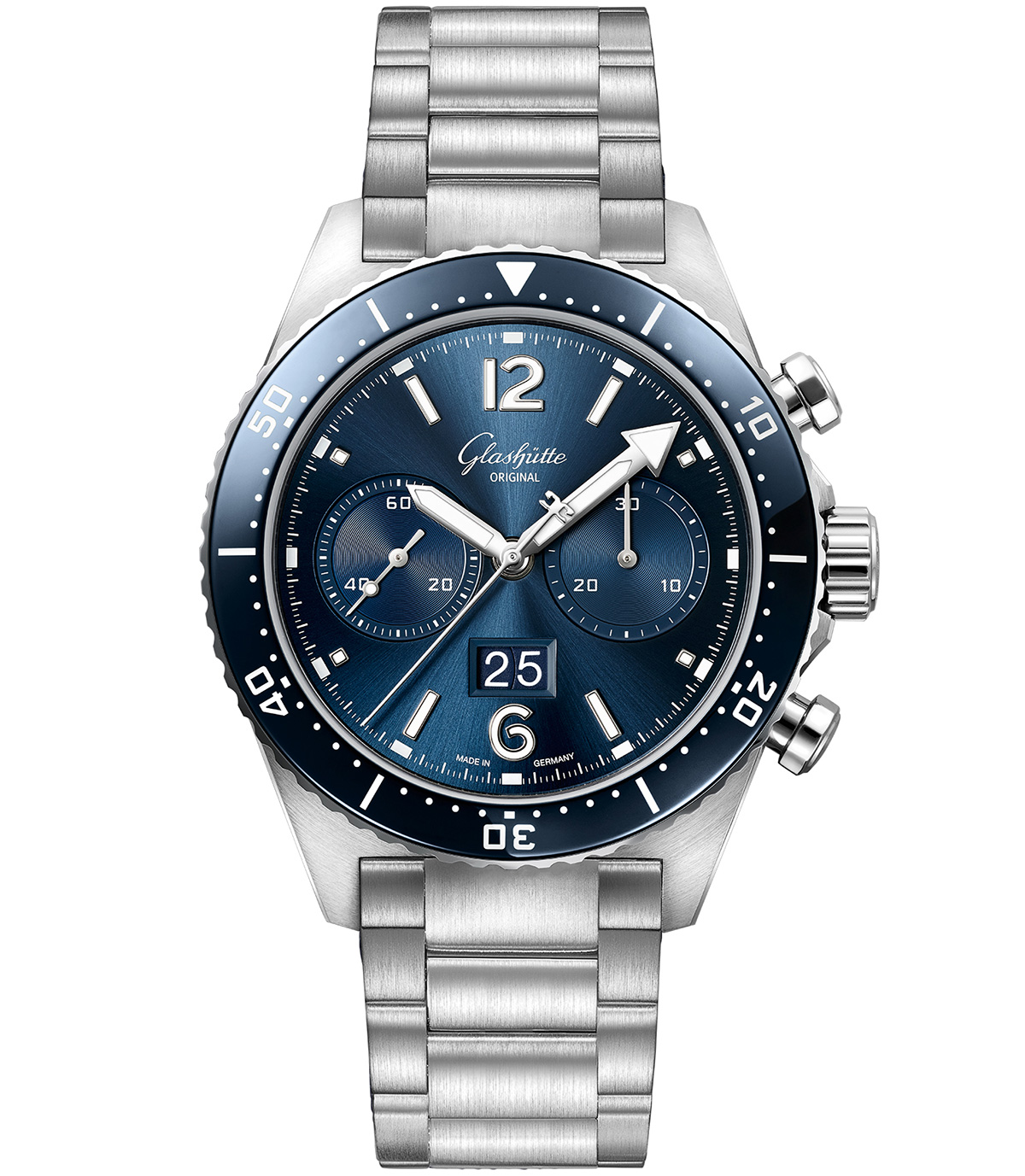 Glashutte SeaQ Chrono celik