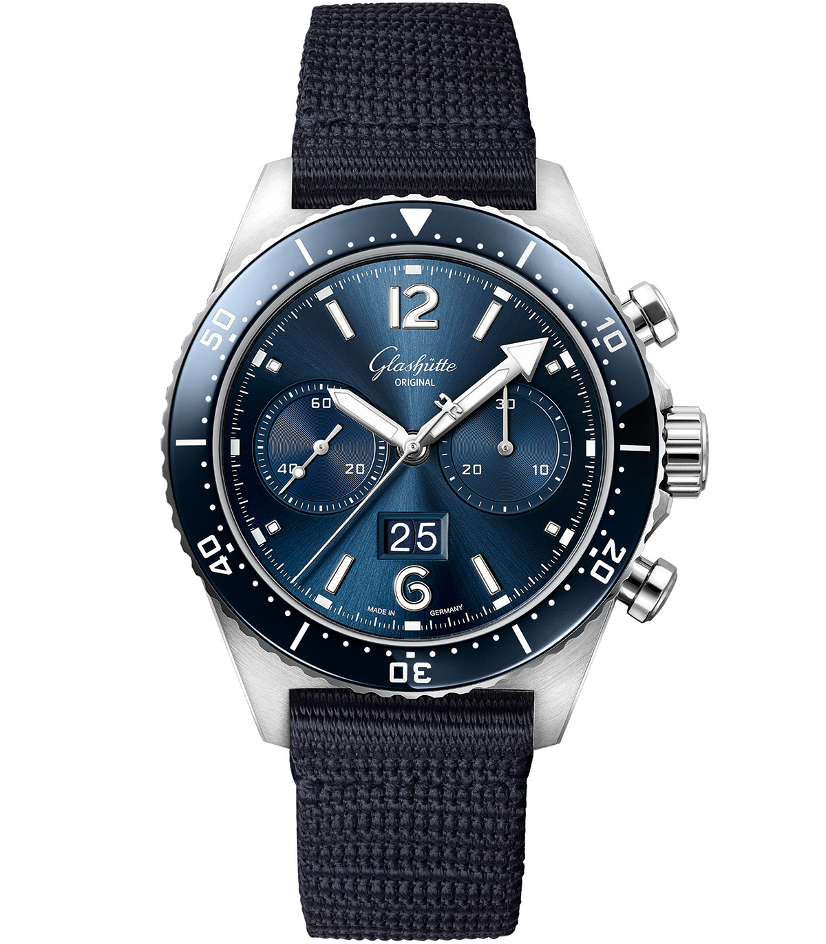 Glashutte SeaQ Chrono sinteticki kais