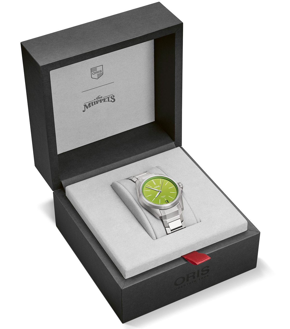 Oris Propilot X Kermit pakovanje