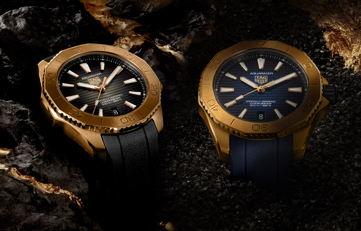 TAG Heuer Watches Wonders 2023 Aquaracer Professional 200 Gold