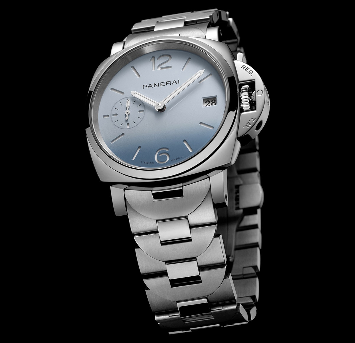 Panerai Luminor Due Pastello plavi ambijentalna