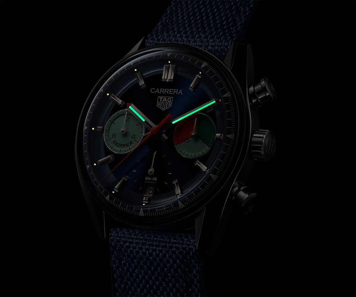 Tag Heuer Skipper luminacija