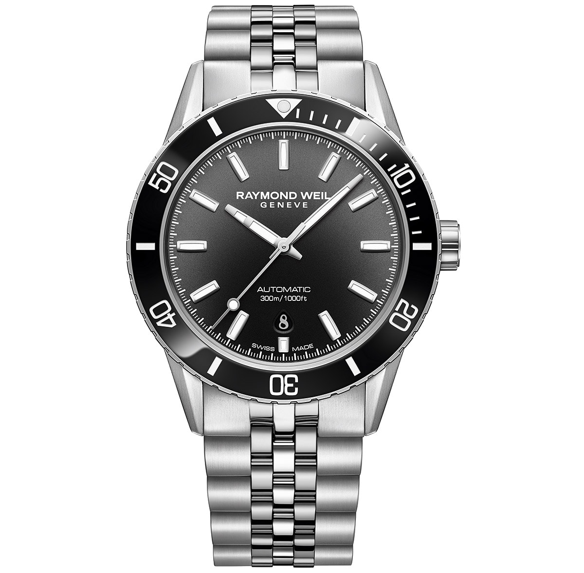 Raymond Weil Freelancer Diver crni
