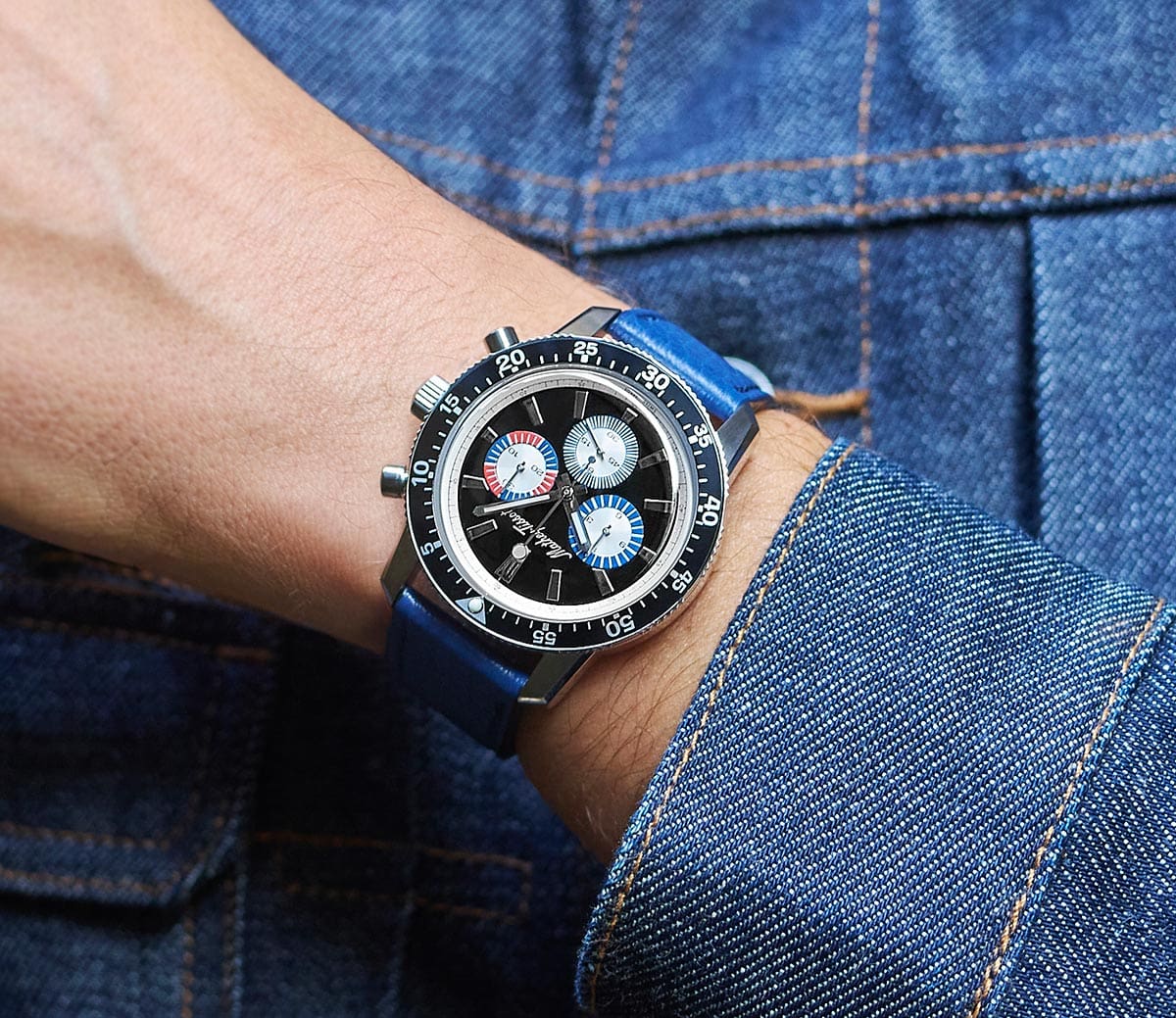 Mathey Tissot x Massena LAB Chronograph ‘68 Wrist