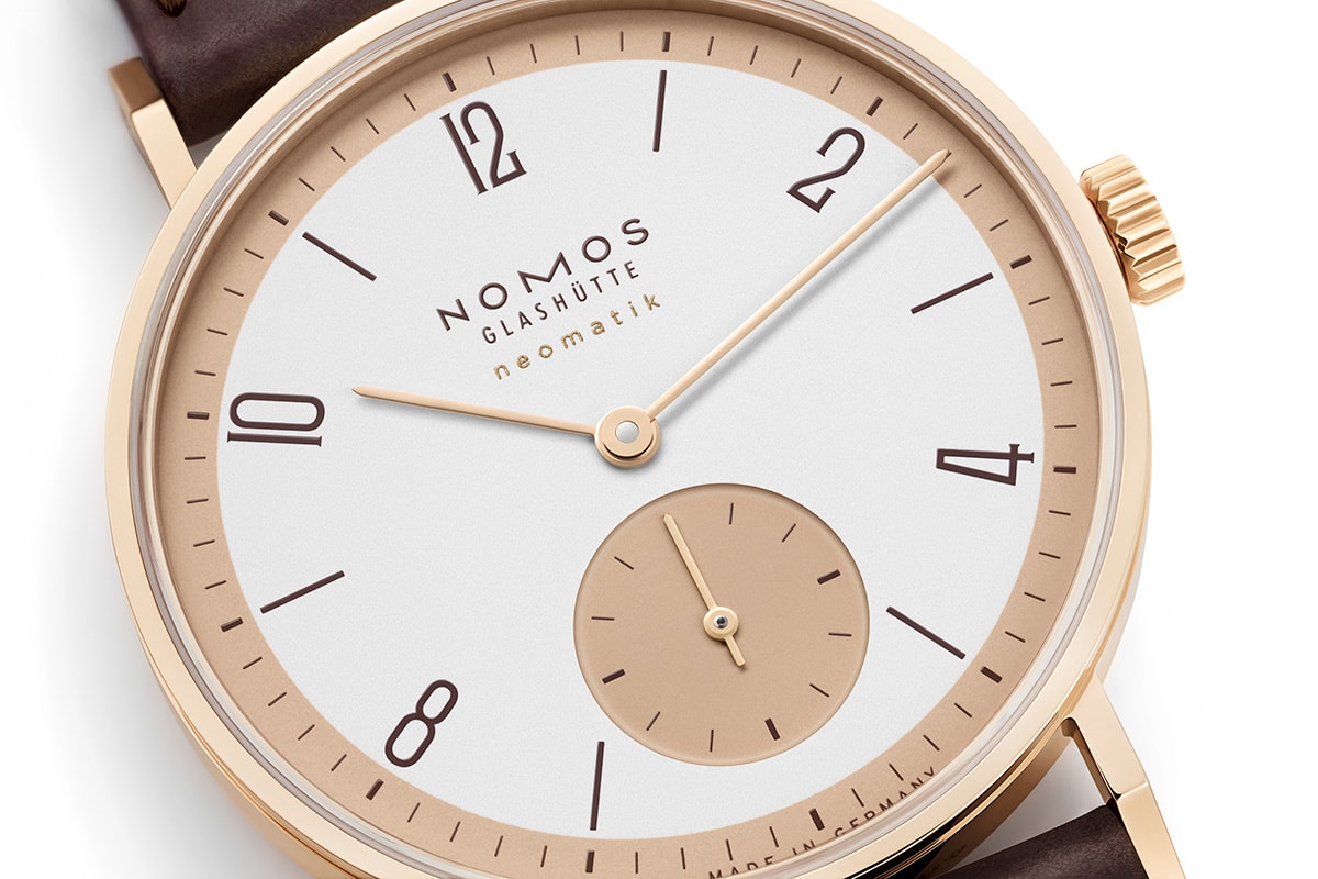 Nomos Tangente neomatik rose gold 175 brojcanik
