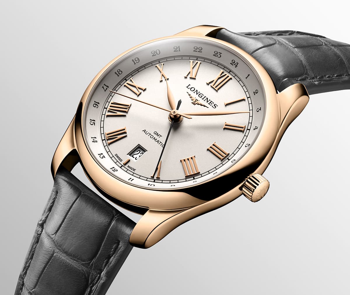 Longines Master Collection GMT rose gold