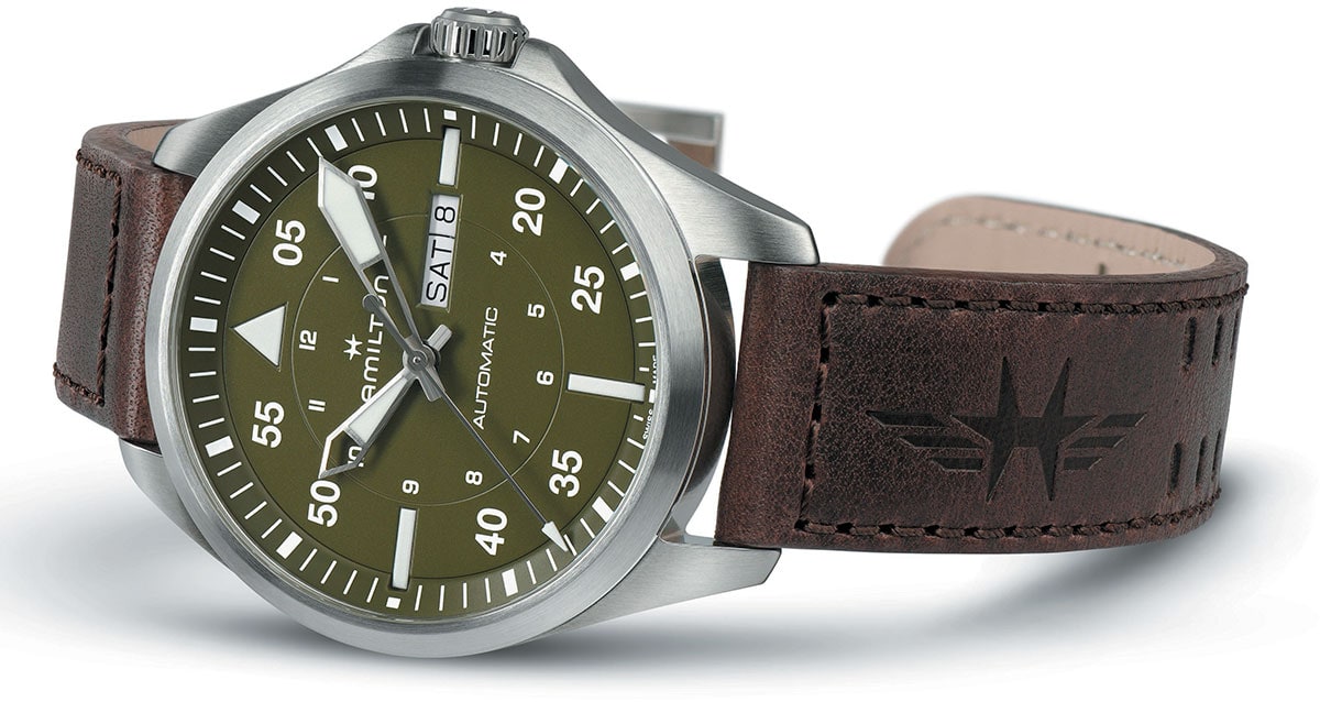 Hamilton Khaki Aviation Pilot polozen