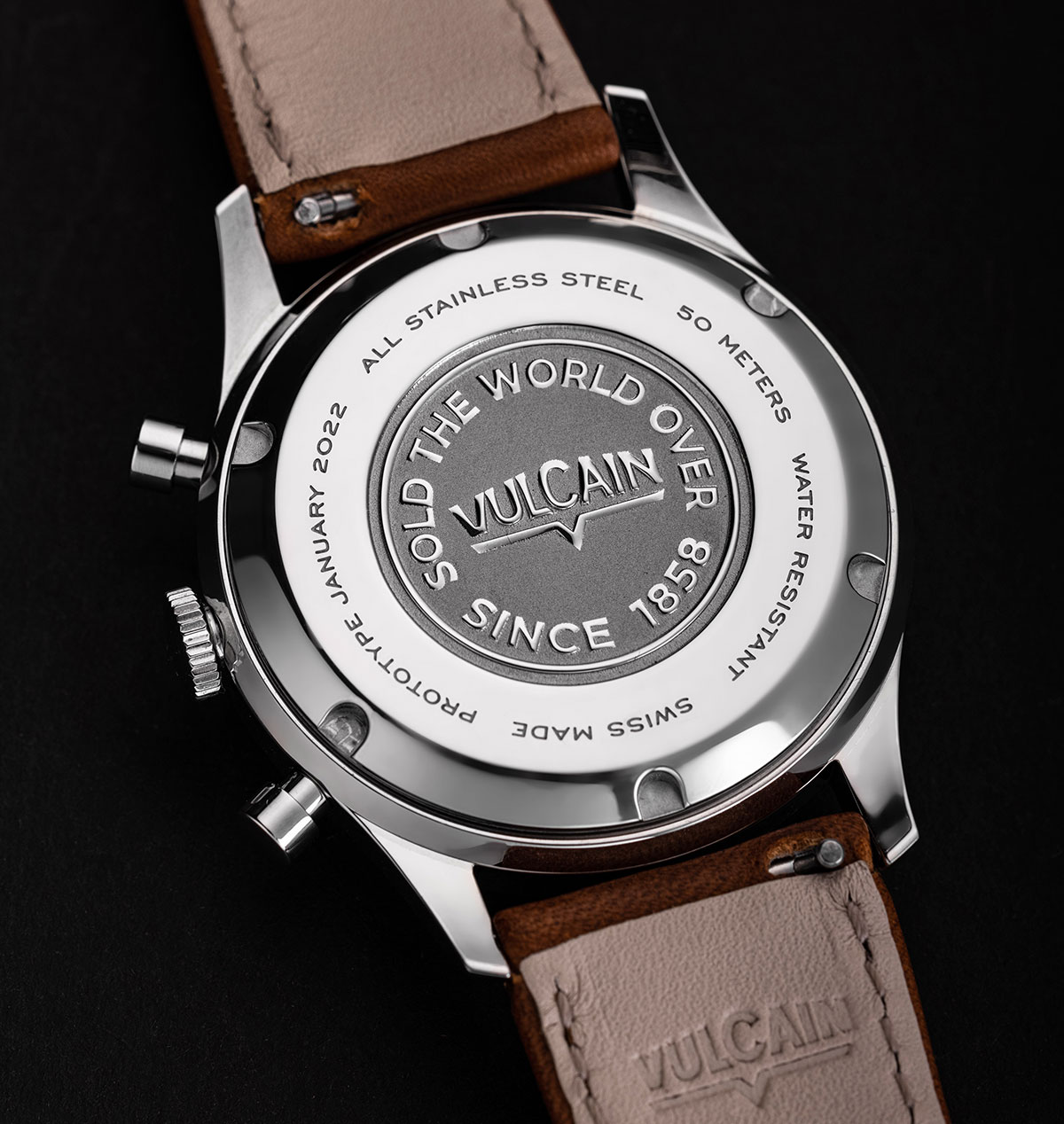vulcain chronograph1970s pozadina