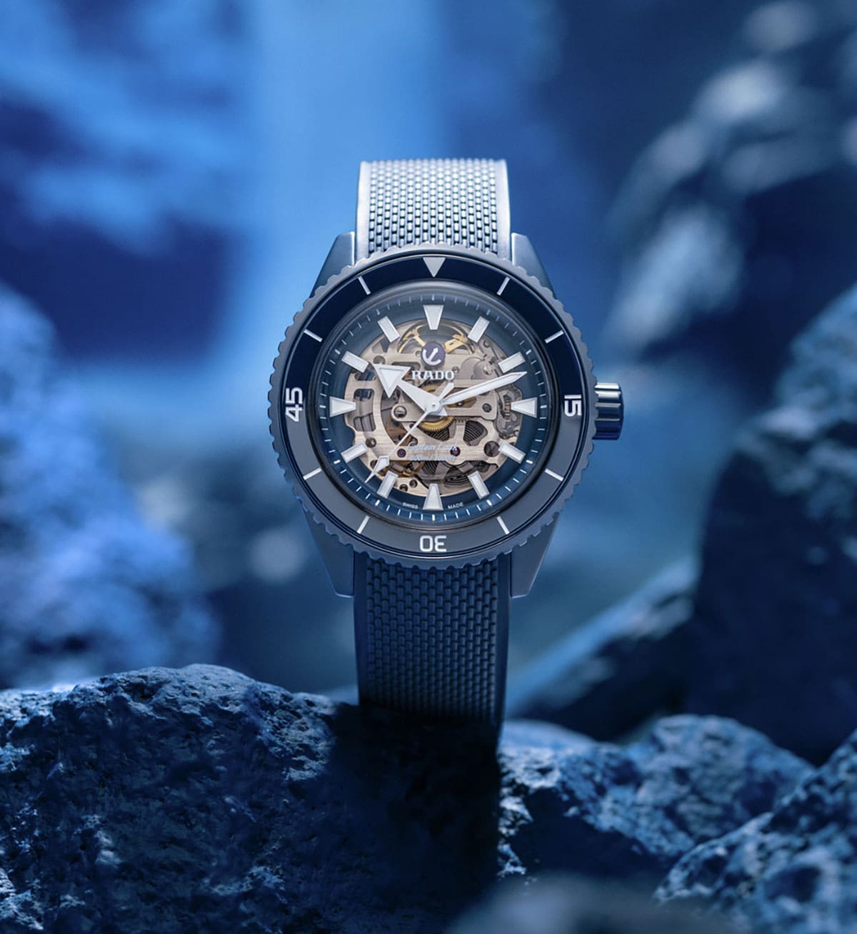 Rado Captain Cook blue
