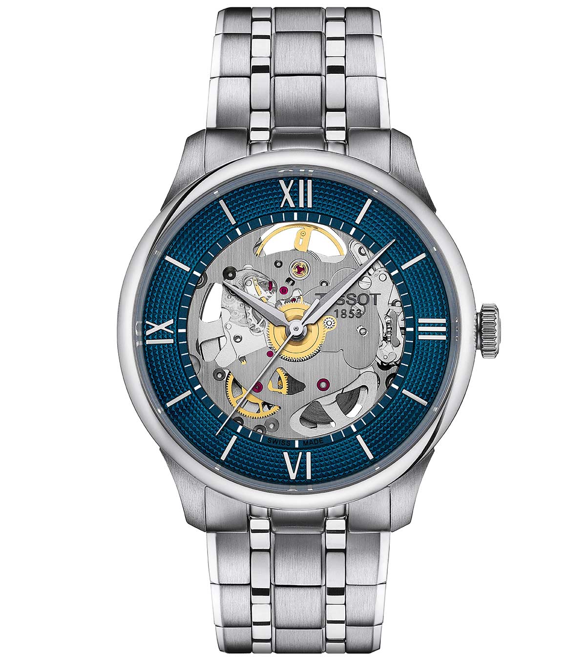 Tissot Skeleton blue