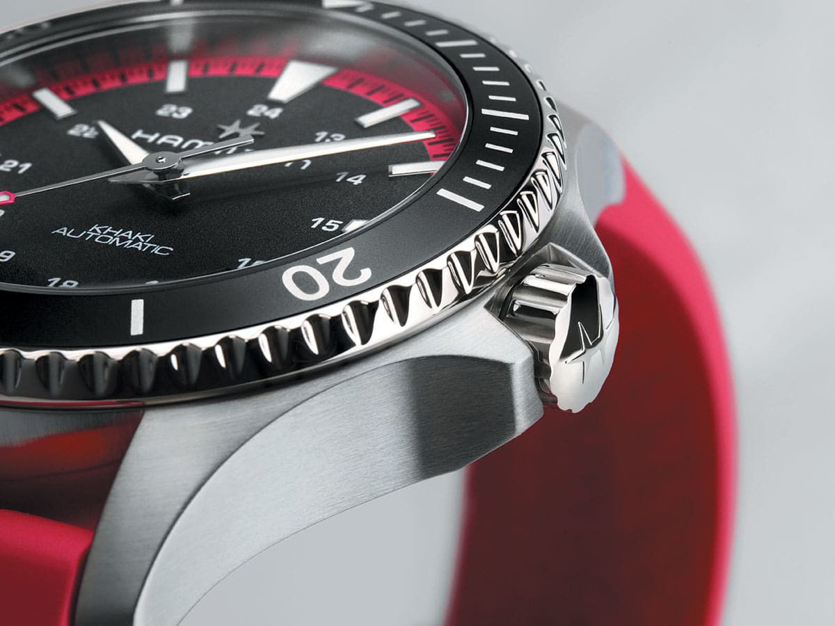 Hamilton Khaki Navy Scuba detalj