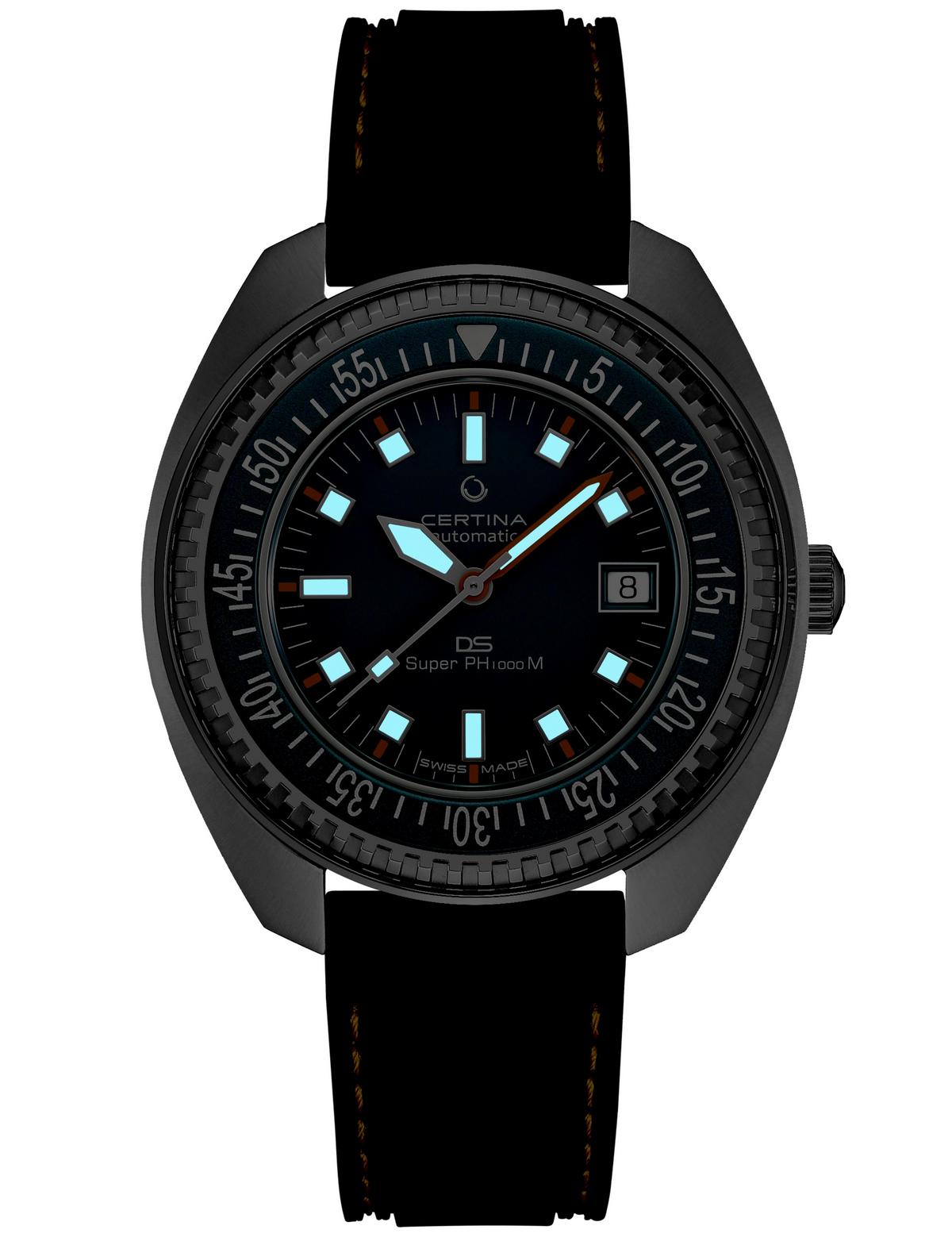 Certina DS PH1000M luminacija