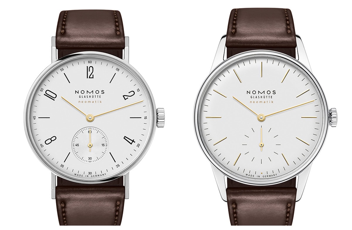 NOMOS Glashuette Tangente Orion neomatik dore dva sata