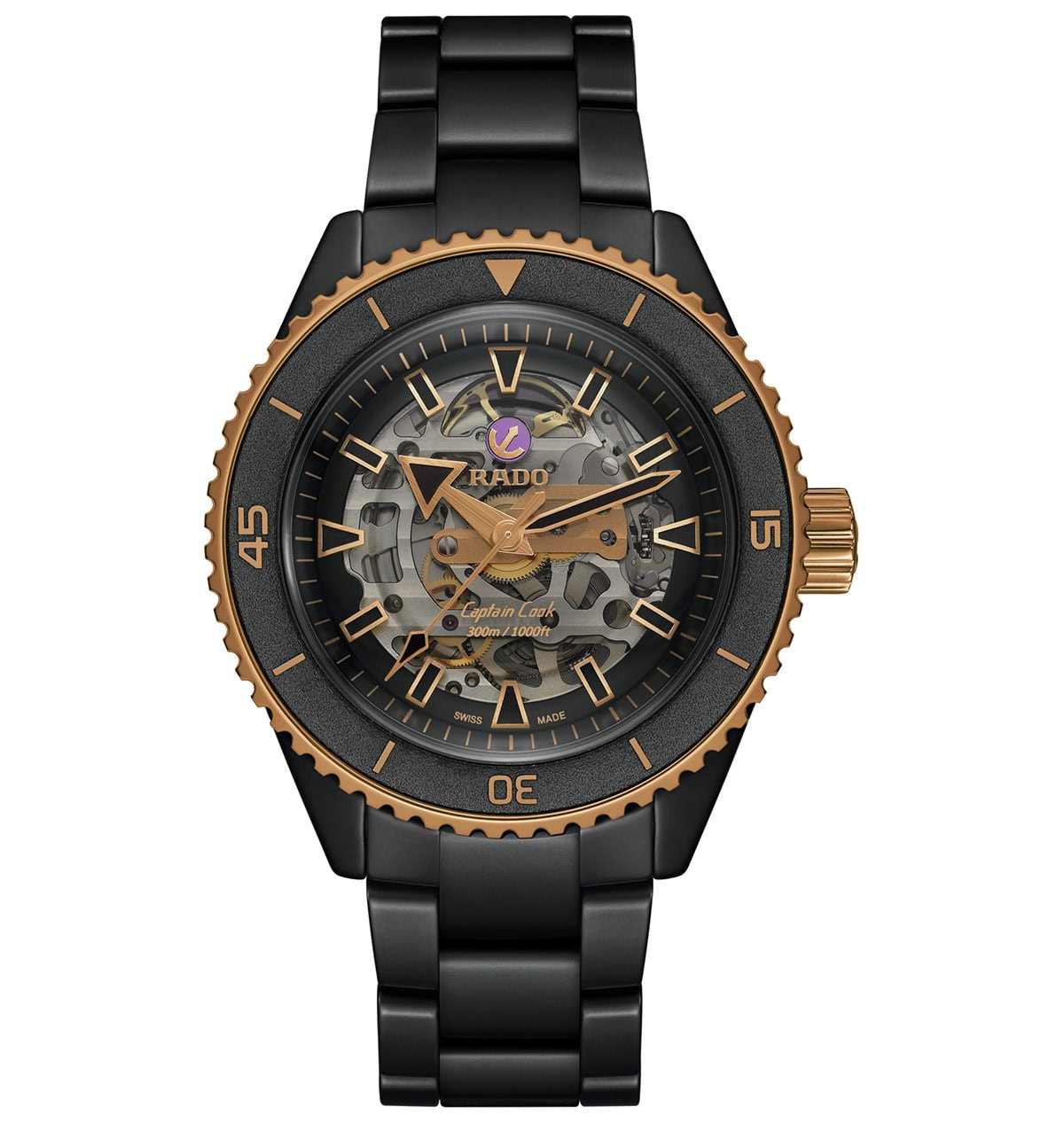 Rado Captain Cook Skeleton soldier