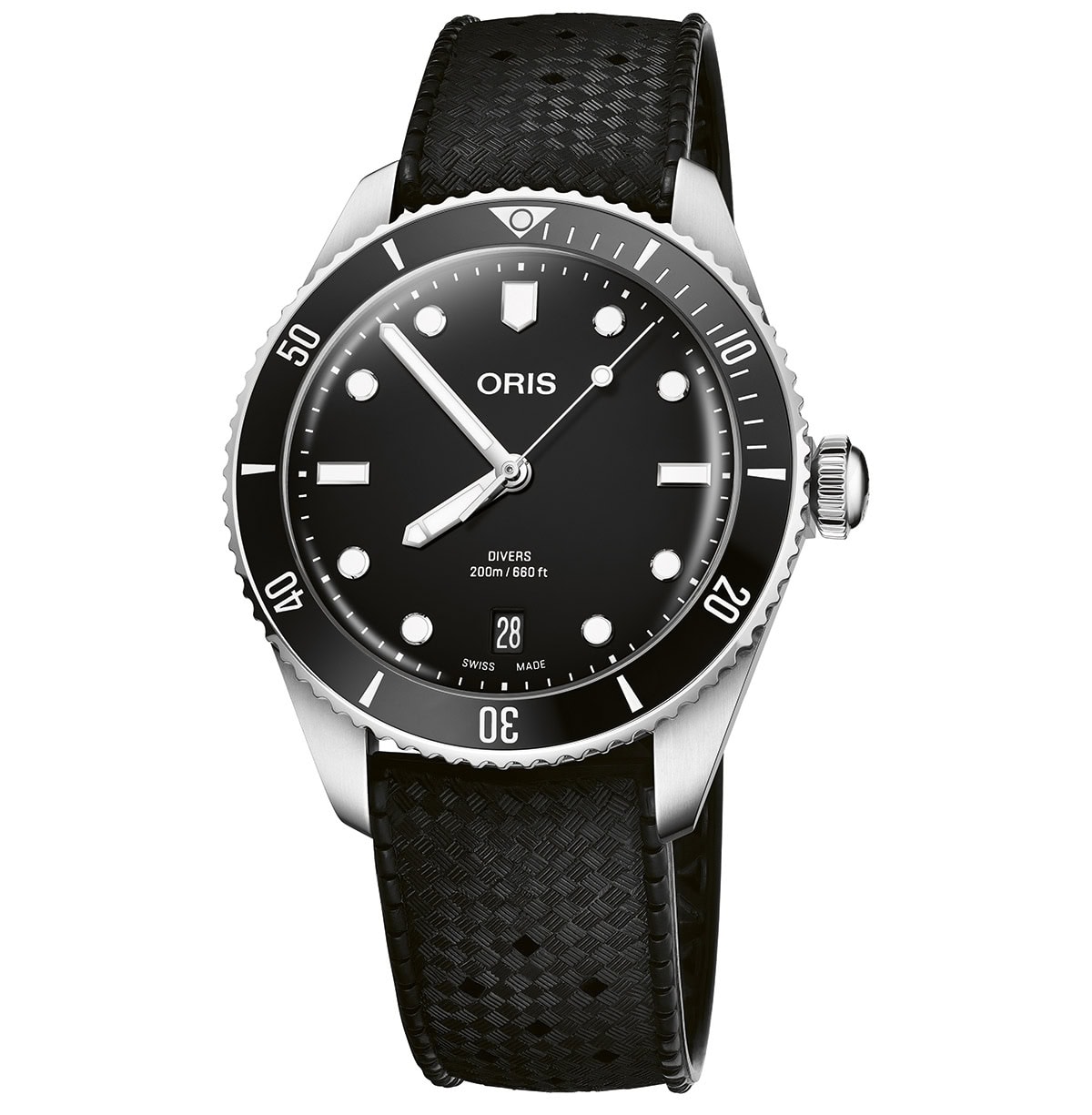 Oris Divers Date black