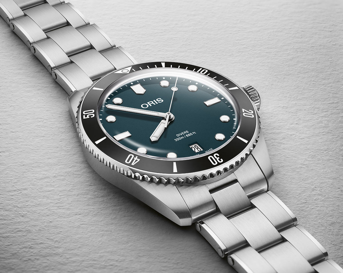 Oris Divers Date blue