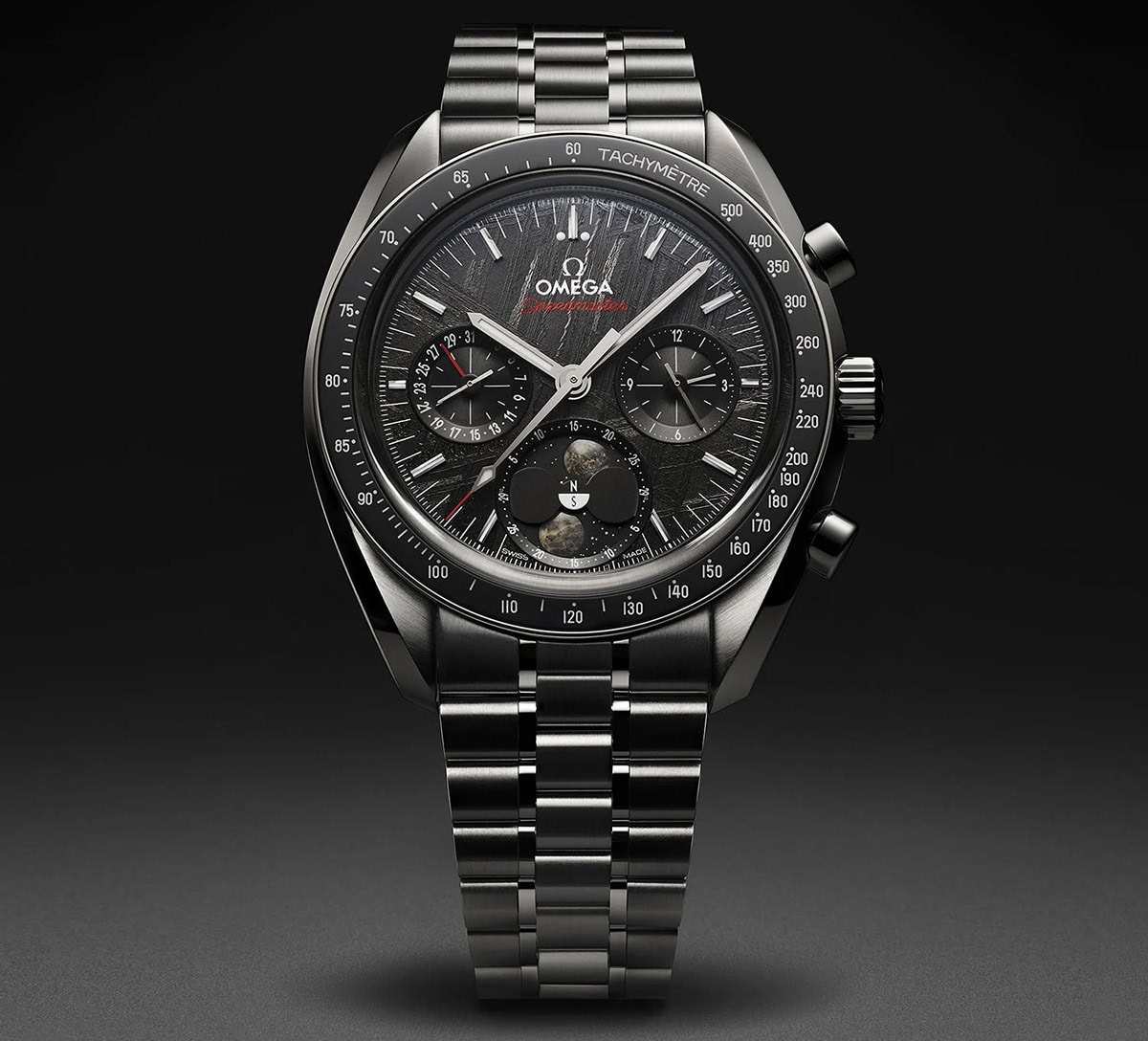 Omega Speedmaster Meteorite crni
