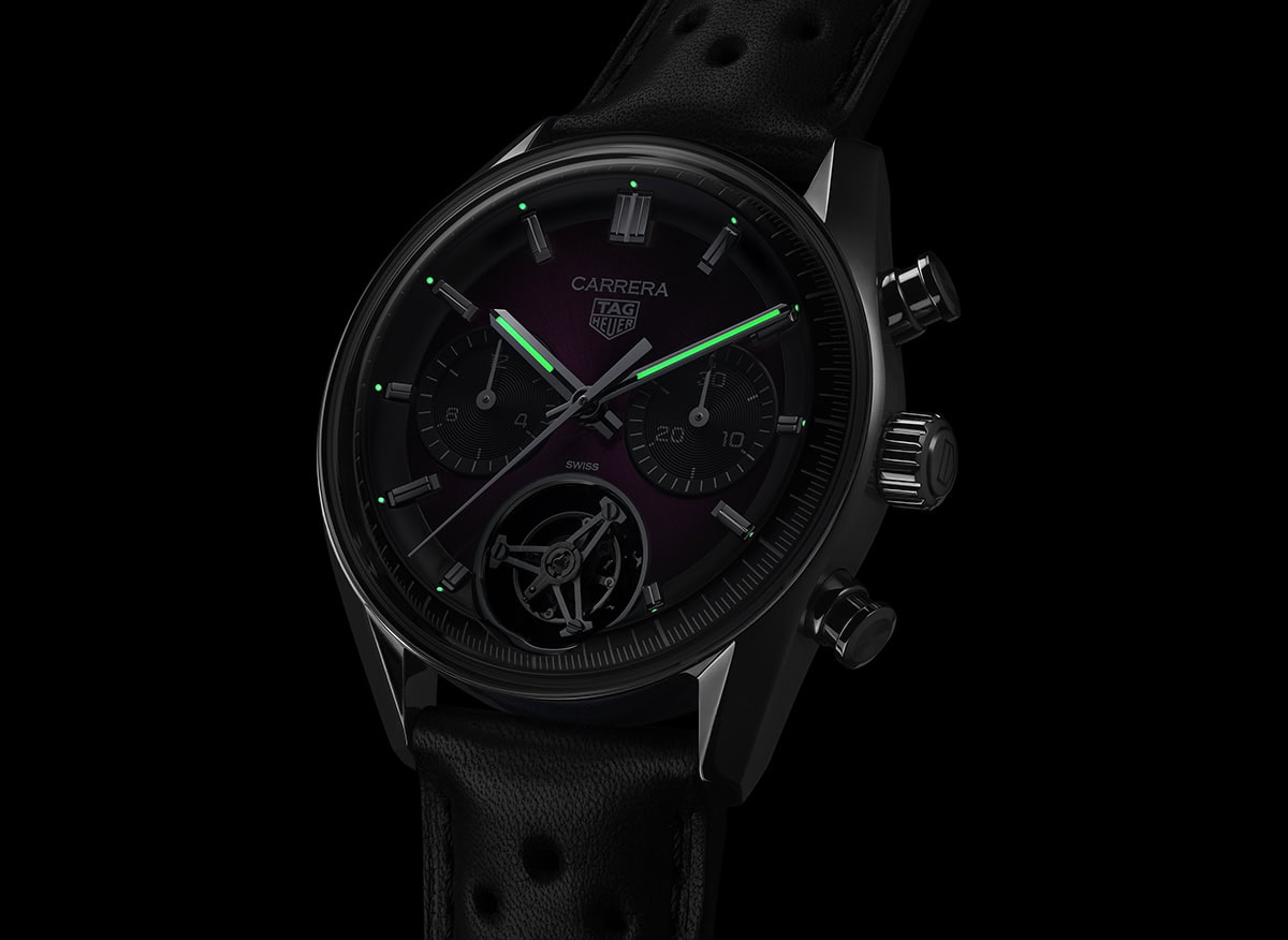 Tag Heuer Carrera Tourbillon luminacija