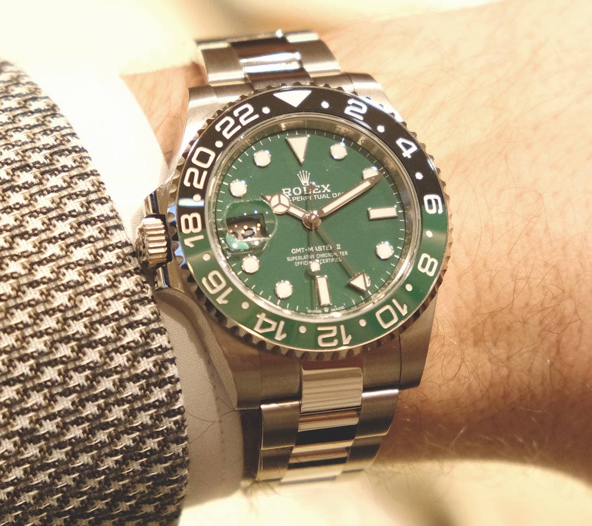 WW 2025 Rolex 2025 GMT na ruci