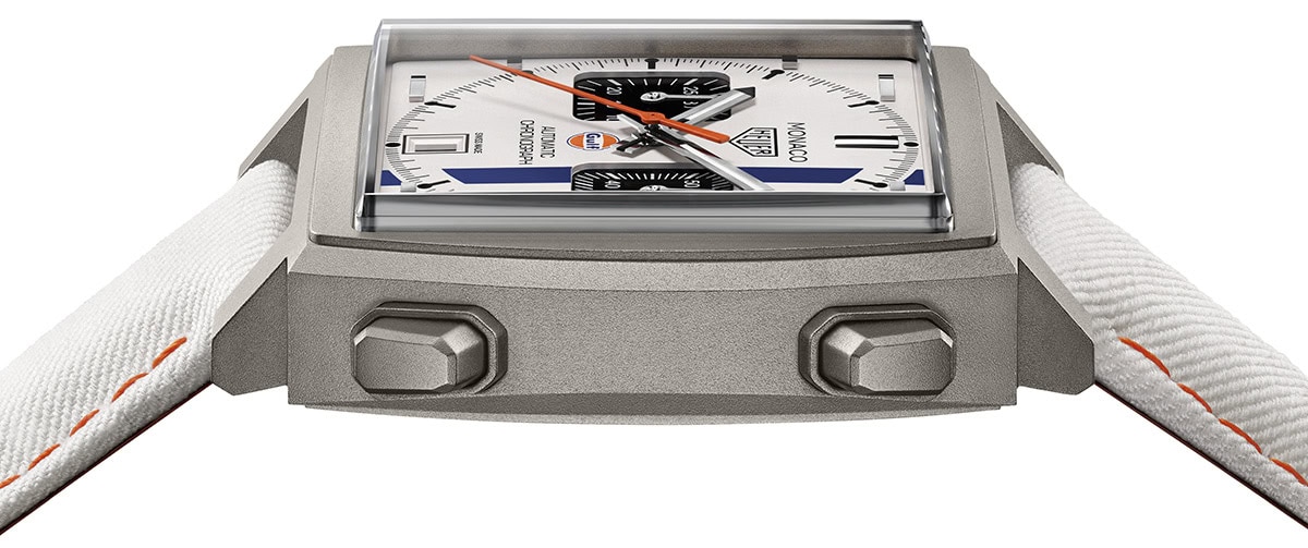 Tag Heuer Monaco Gulf profil