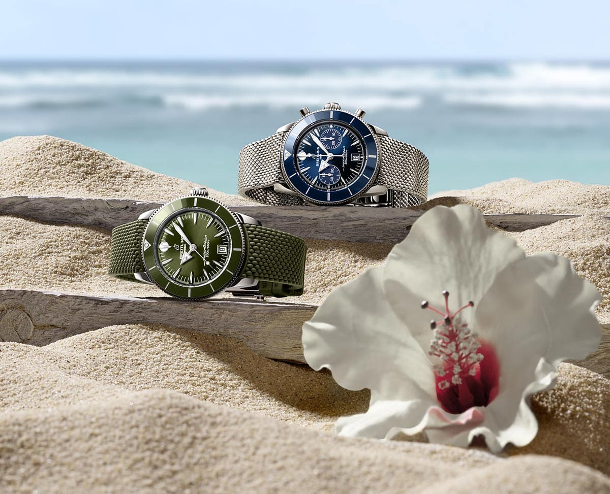 Breitling SuperOcean Heritage beach