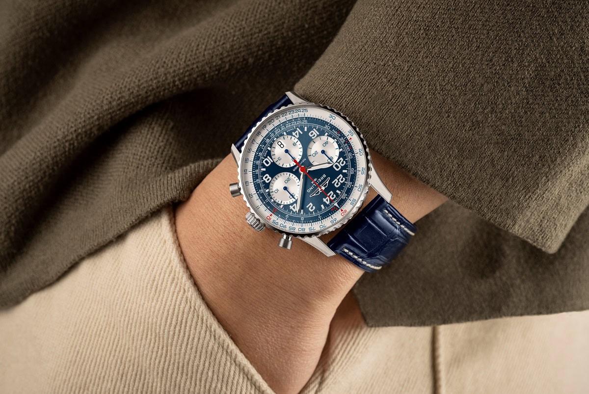 Breitling Navitimer B02 Chronograph 41 Cosmonaute na ruci
