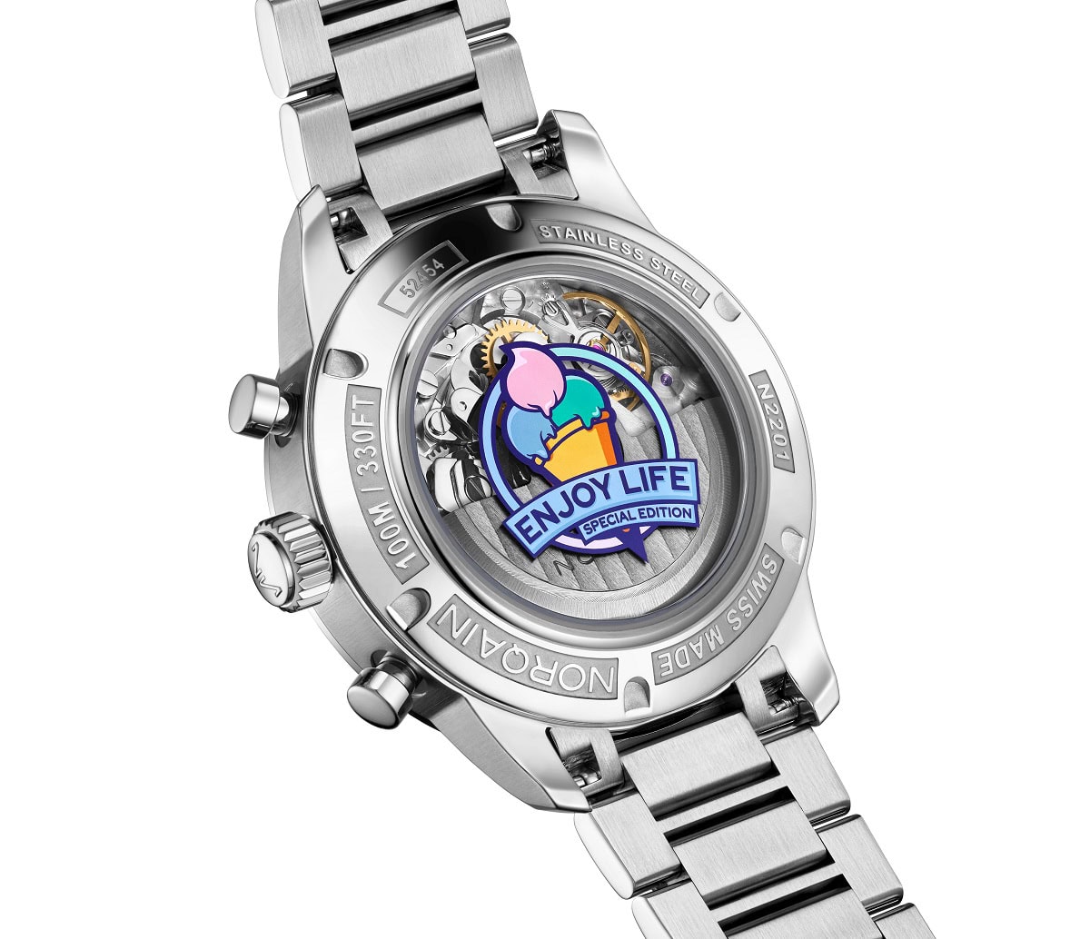 NORQAIN Freedom60 Chrono 40mm Enjoy Life Ledja