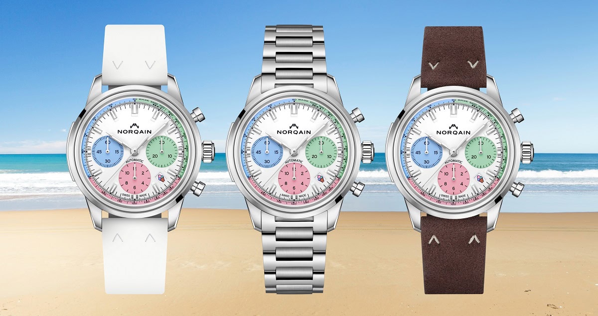 NORQAIN Freedom60 Chrono 40mm Enjoy Life trio