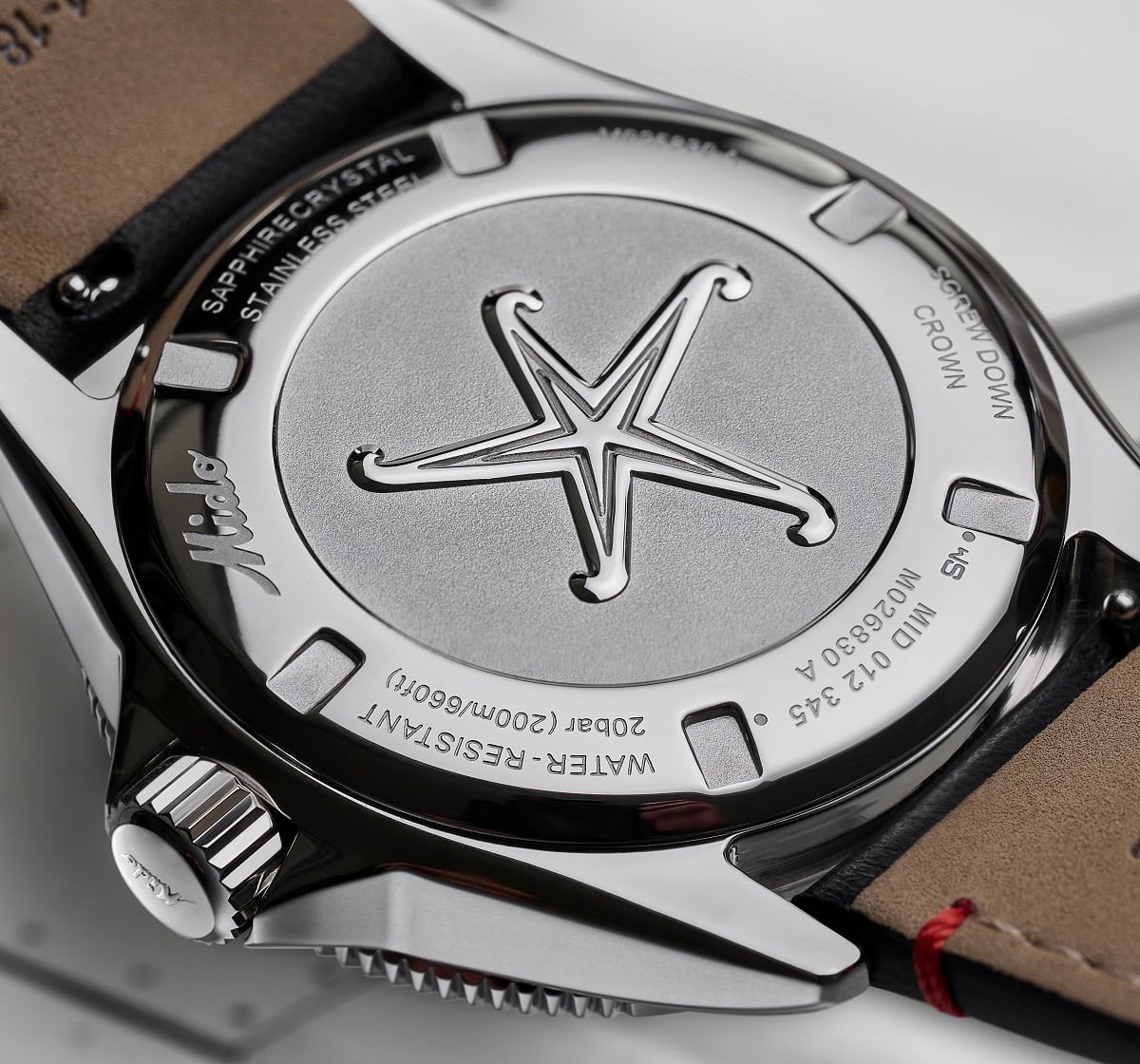 Mido Ocean Star Worldtimer ledja