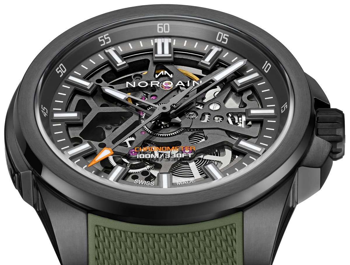 NORQAIN Inpendence Skeleton 40mm DLC detalji