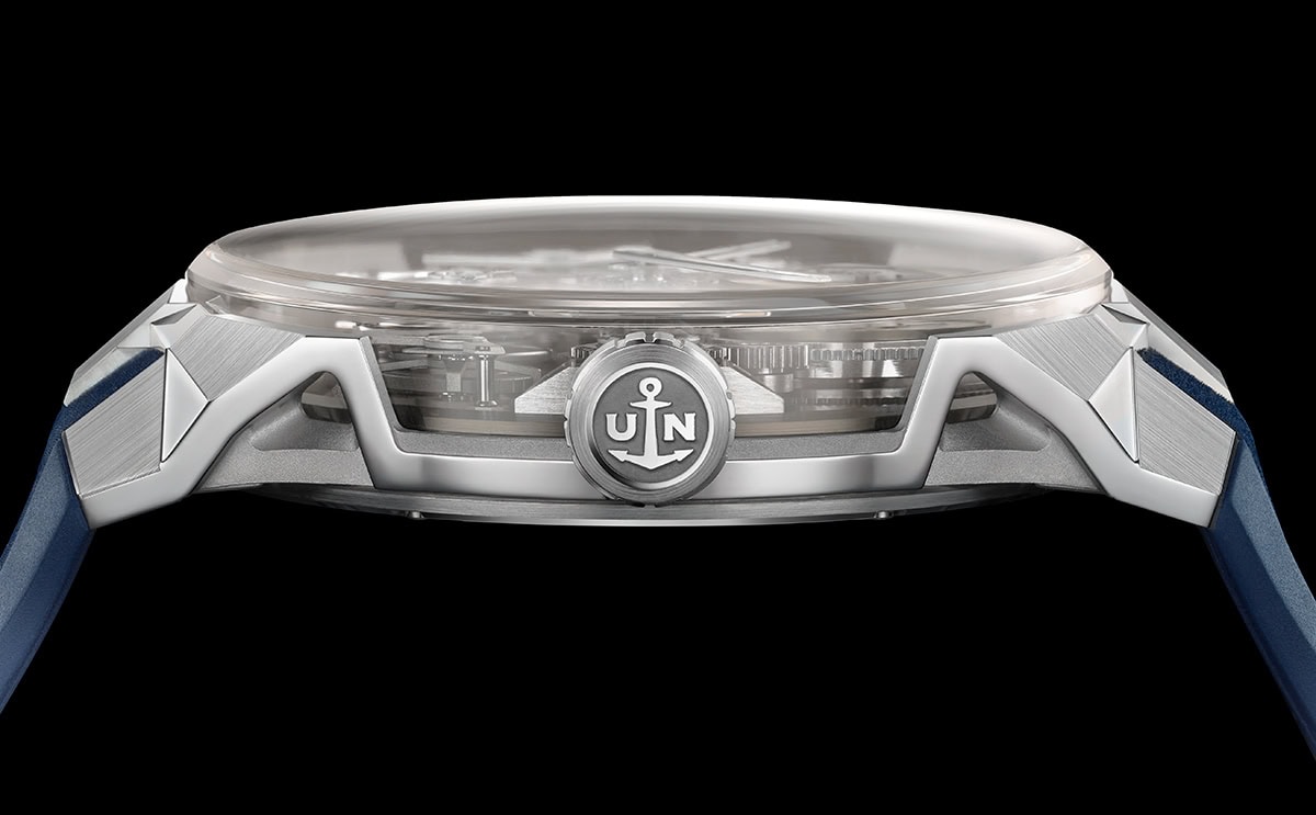 Ulysse Nardin Blast Free Wheel Maillechort profil