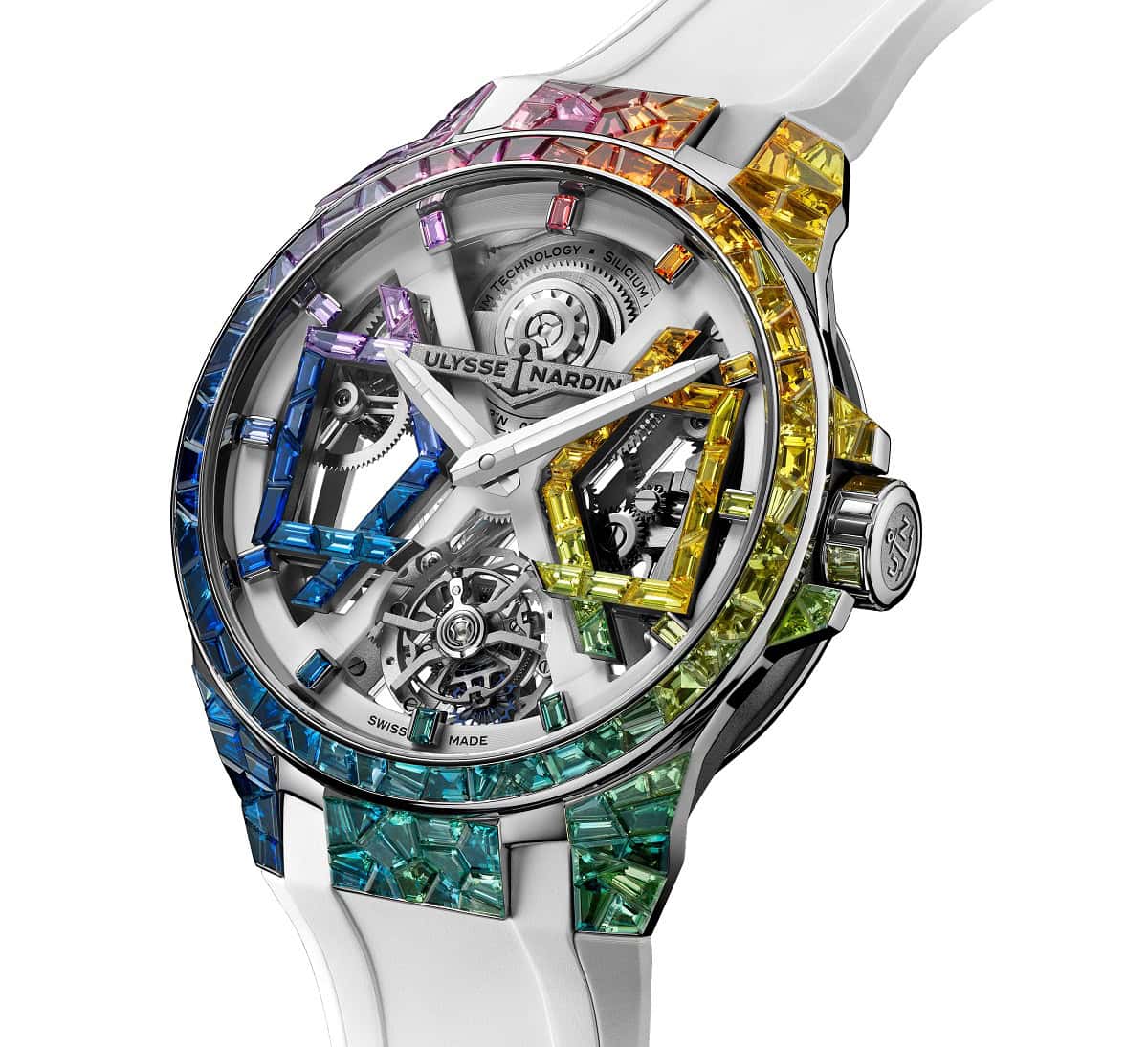 Ulysse Nardin Blast Sparkling Rainbow studio kuciste