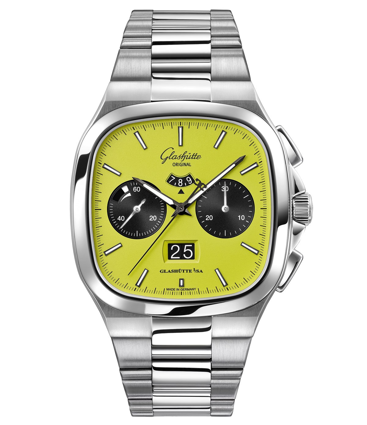 Glashuette Original Seventies Chronograph Panorama Date Fusion soldat