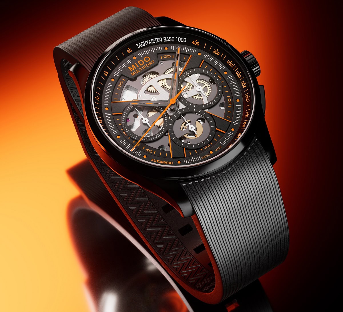Mido Multifort Skeleton Chronograph kais