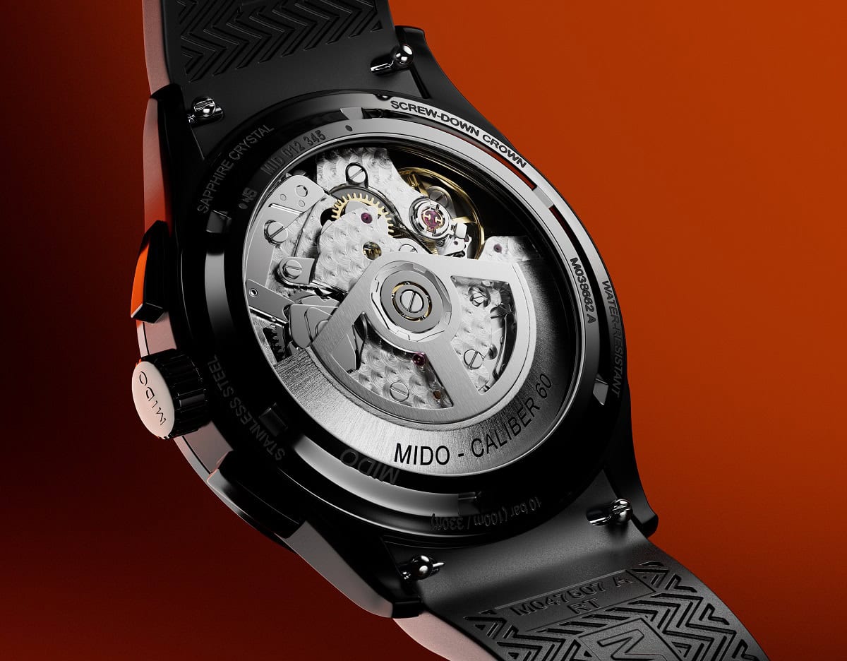 Mido Multifort Skeleton Chronograph ledja
