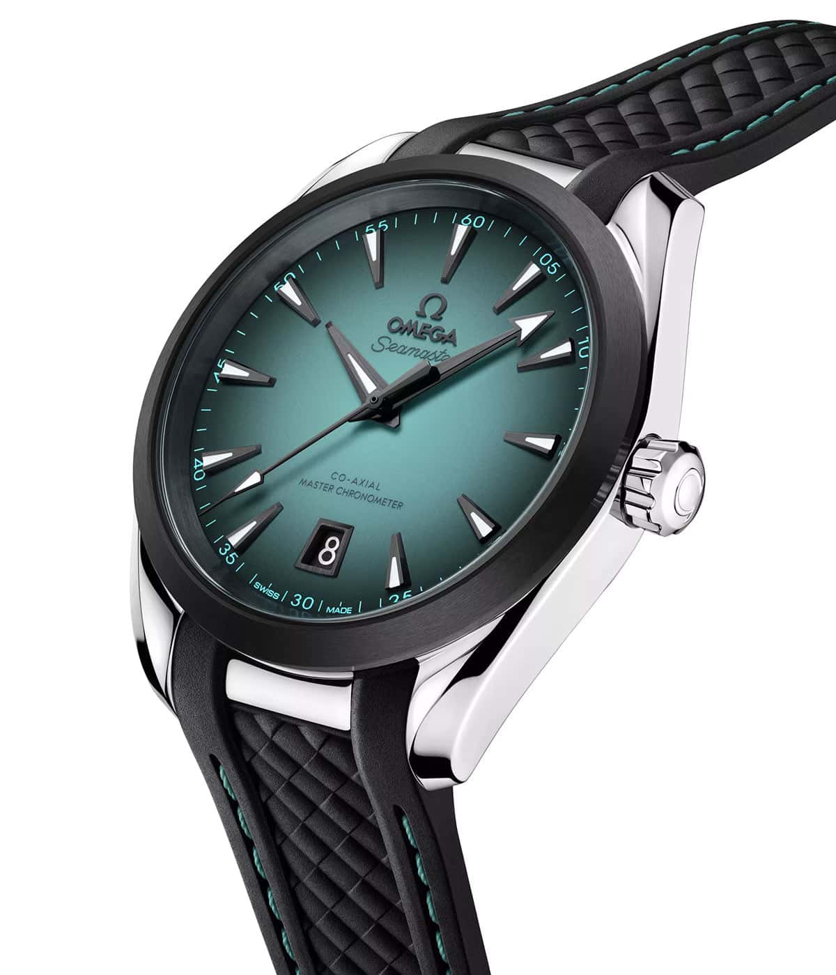 Omega Seamaster Aqua Terra 150 turquoise kais