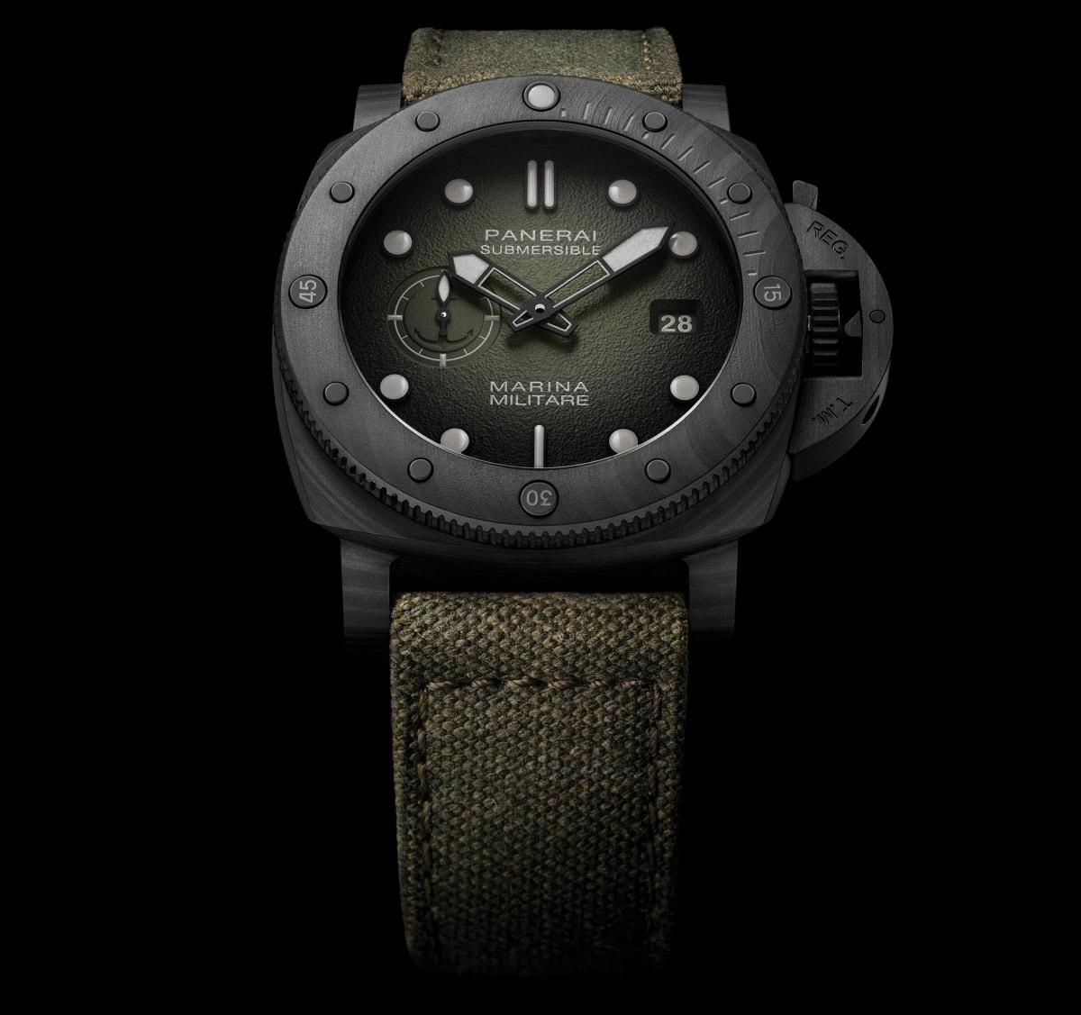 Panerai Submersible Marina Militare PAM01698 soldat studio crno