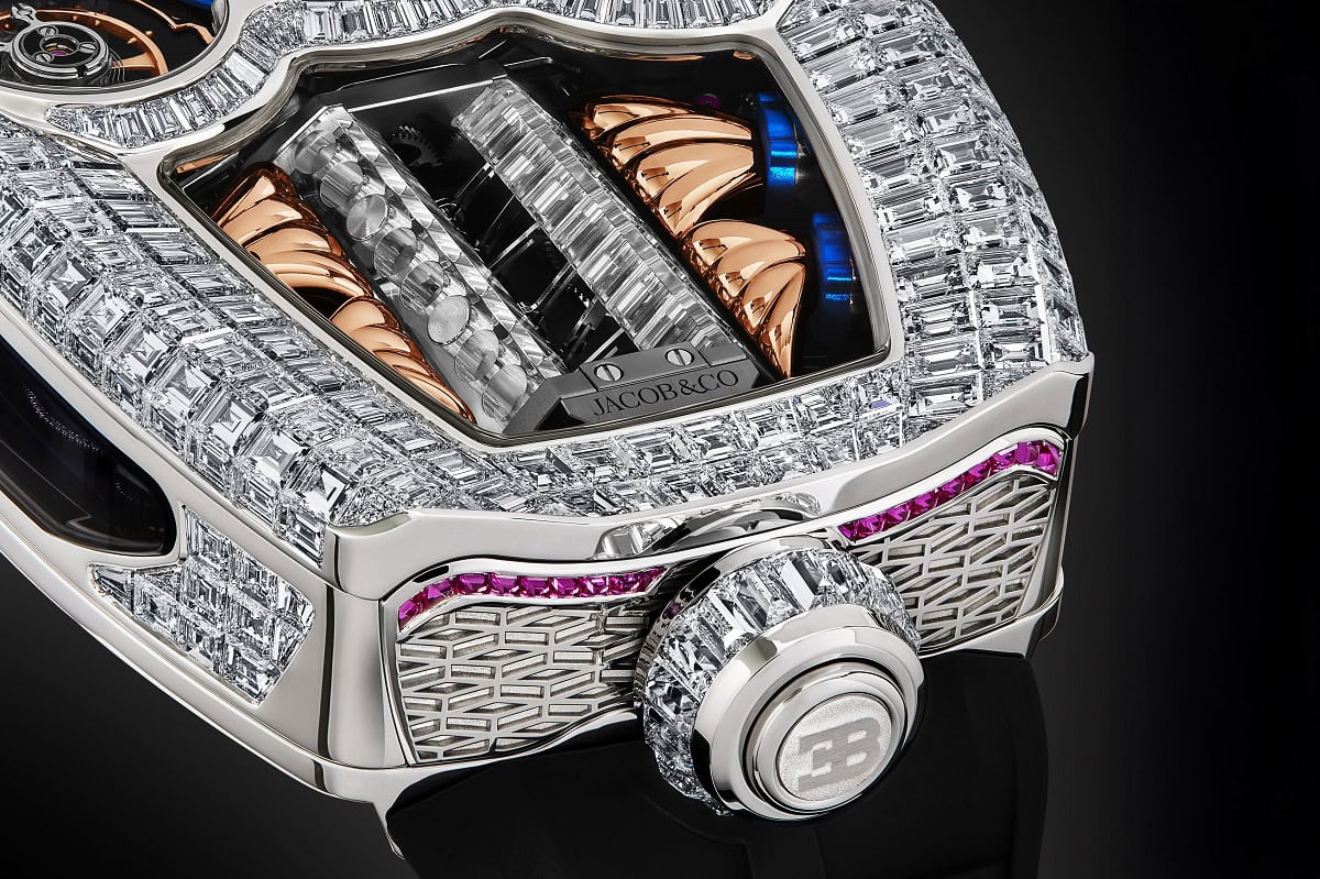 JC Bugatti Tourbillon Baguette detalji 2