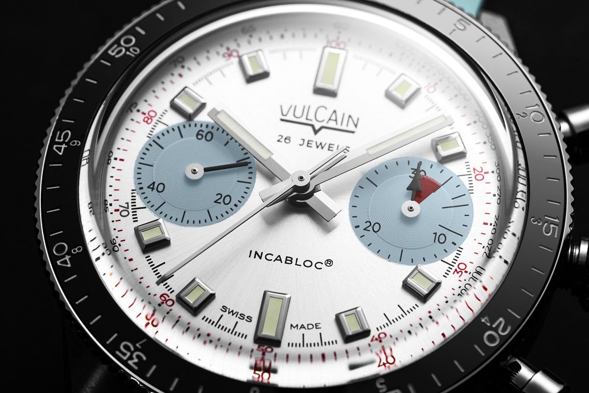Vulcain Skindiver Nautique Chrono cifer detalji