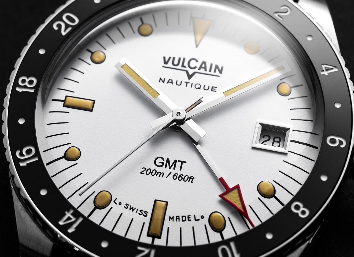 Vulcain Skindiver Nautique GMT cifer detalji