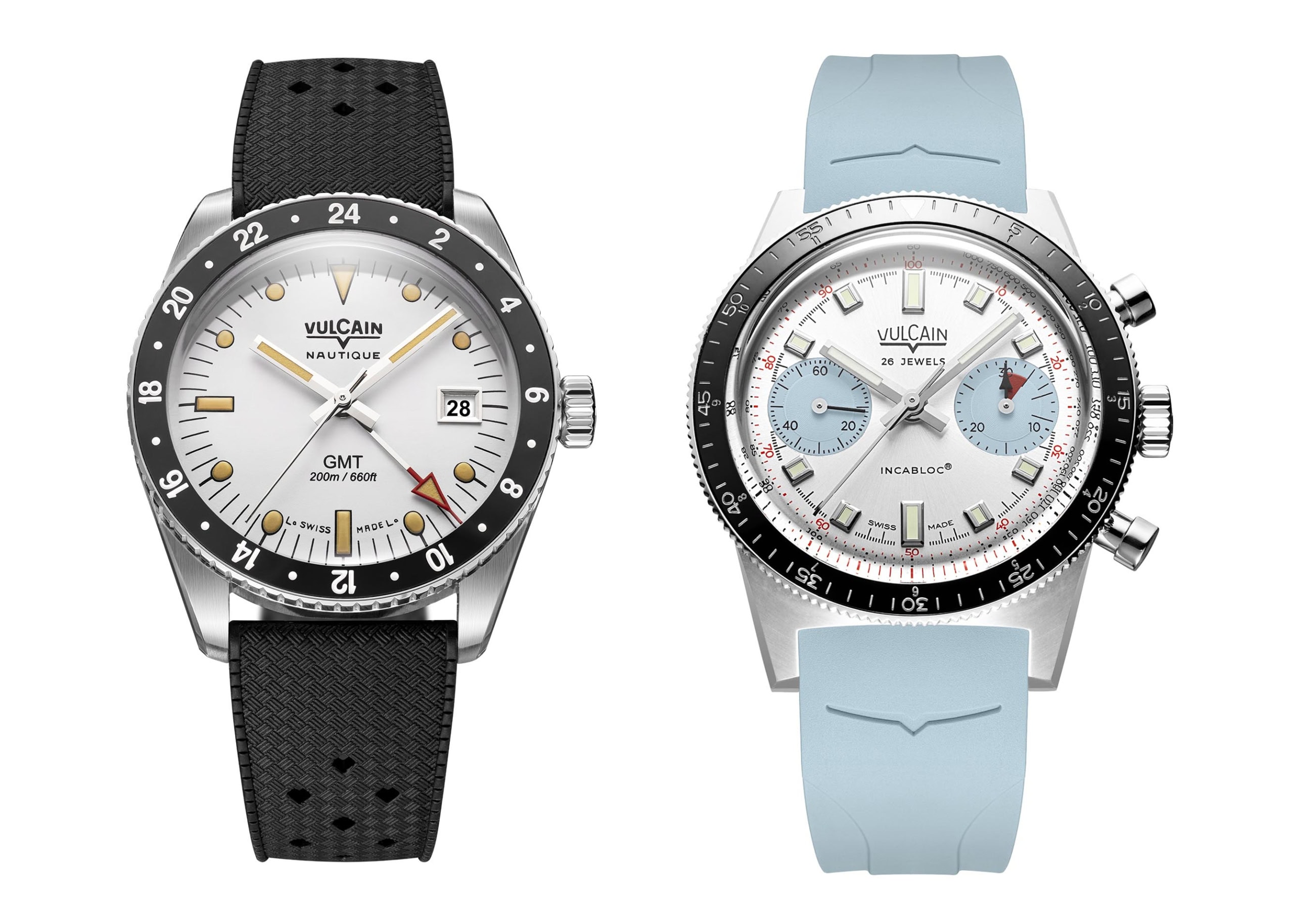 Vulcain Skindiver Nautique GMT i Chrono duo scaled