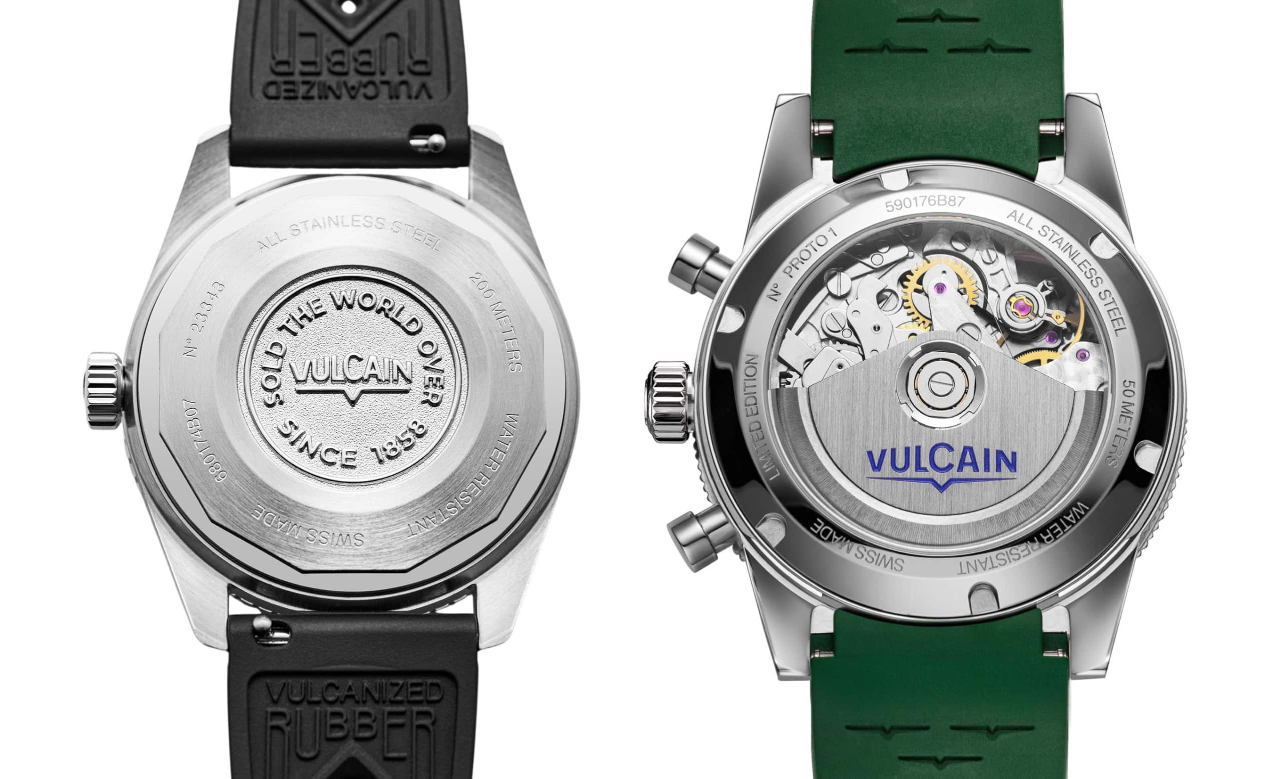 Vulcain Skindiver Nautique GMT i Chrono ledja duo scaled