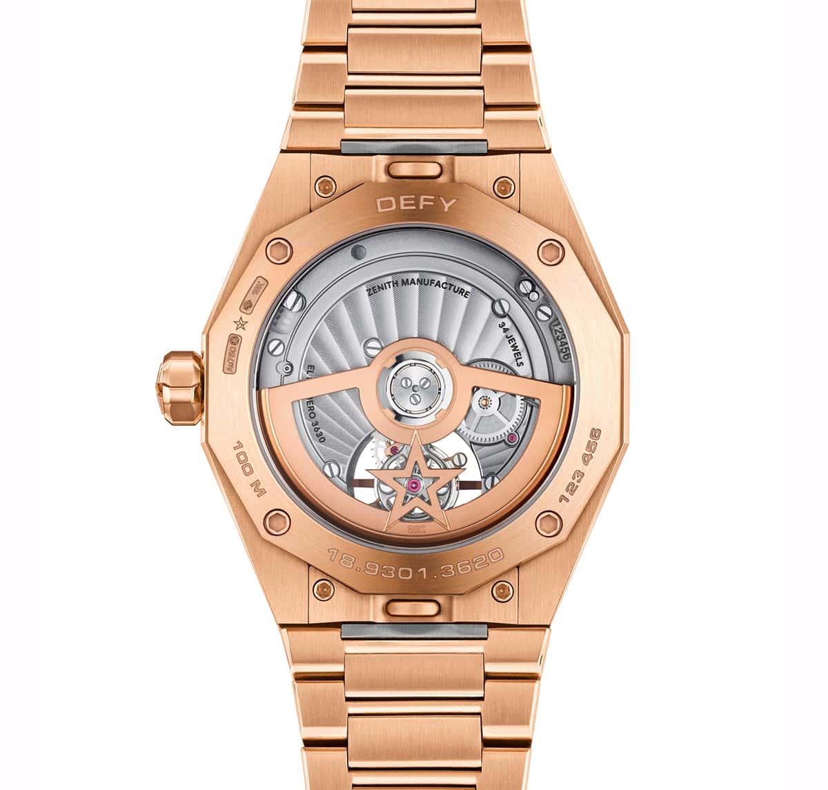 Zenith Defy Skyline Gold Tourbillon pozadina
