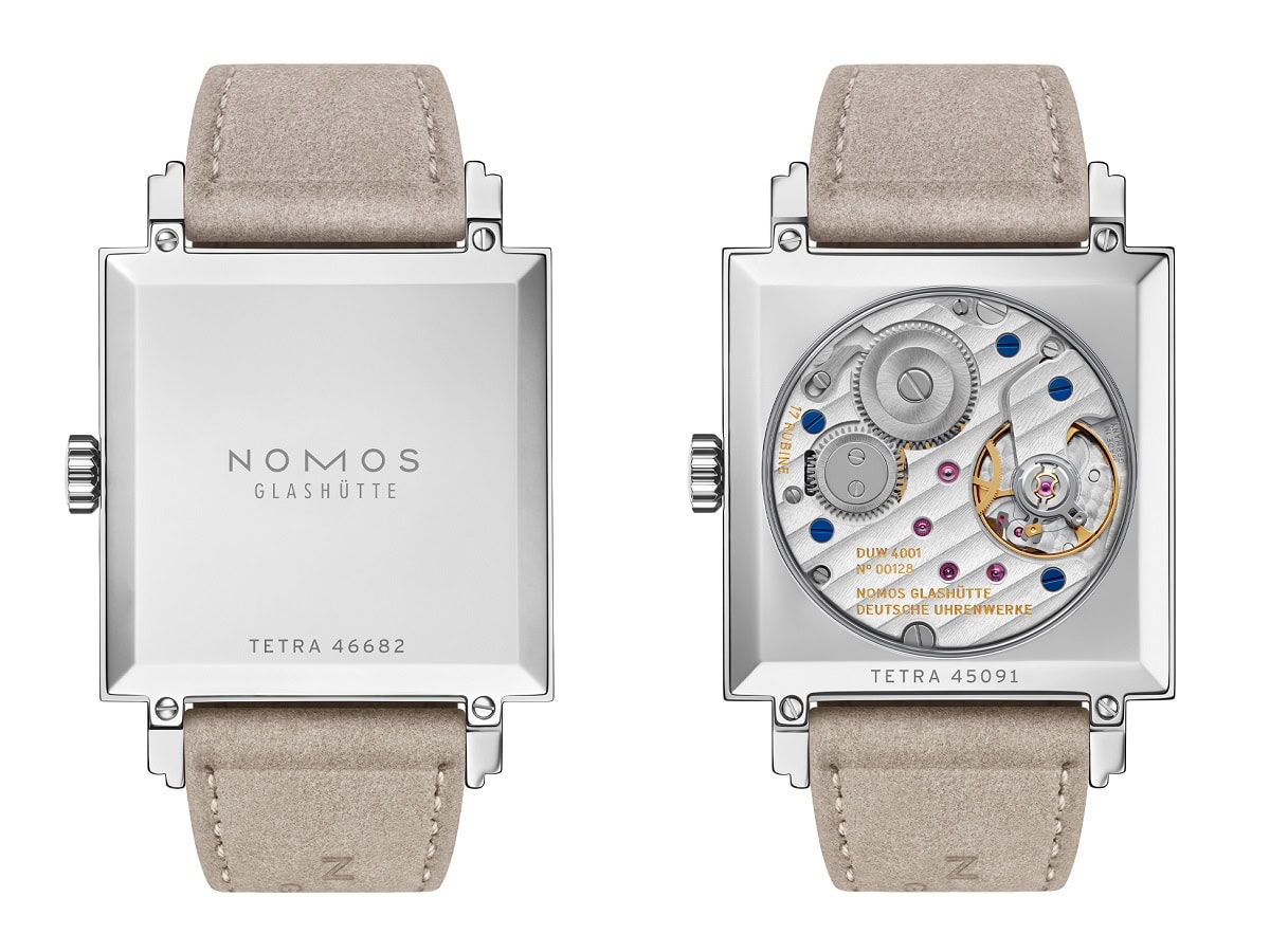 Nomos Glashuette Tetra Origins poklopci