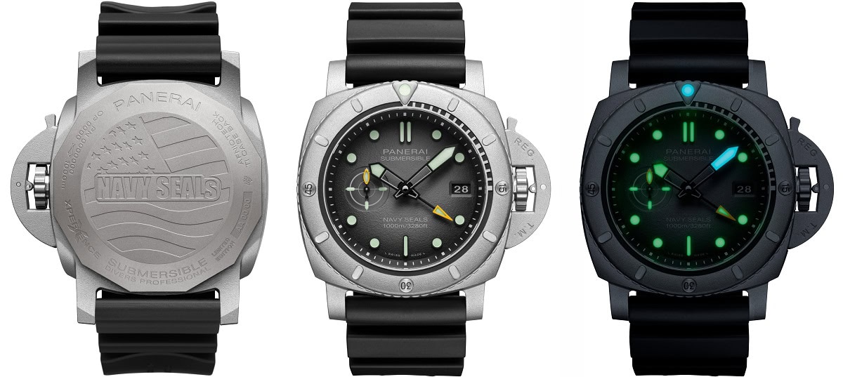 Panerai Submersible Navy SEALs Afniotech Experience PAM01089 soldat combo